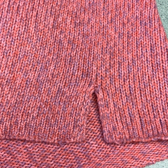 Pink knit sweater long wide sleeves cropped - Picture 7 of 8